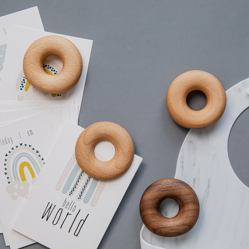 BowLift | 6Pcs Wooden Donut Seal Clips
