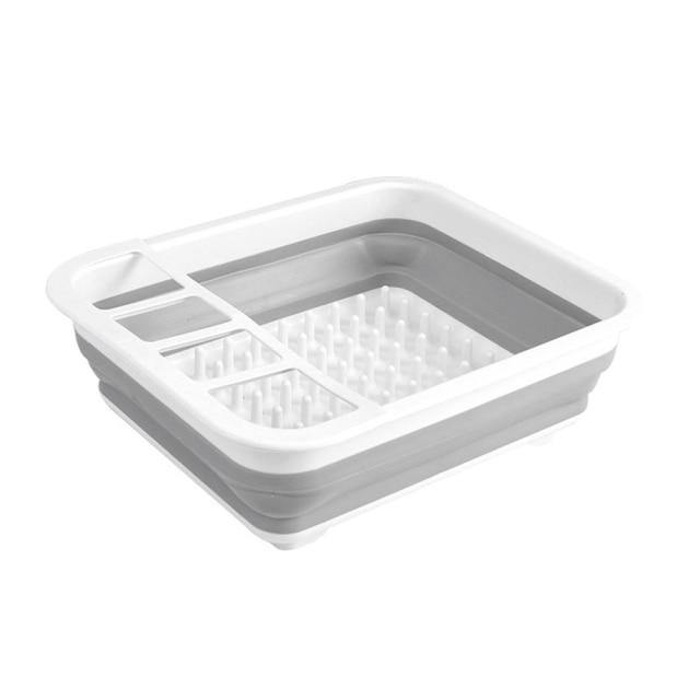 BowLift | Foldable Kitchen Dish Drying Rack with Drainer