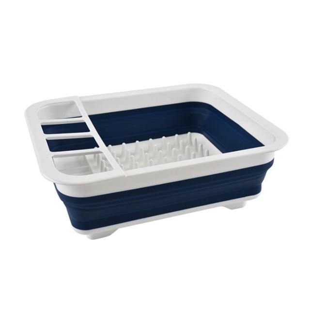 BowLift | Foldable Kitchen Dish Drying Rack with Drainer