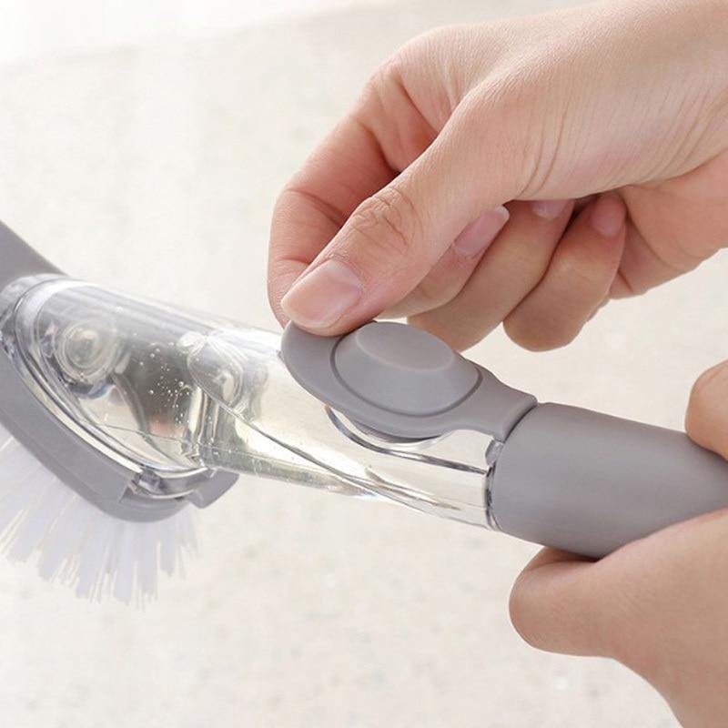 BowLift | 2in1 Liquid Dispenser Dish Washing Brush