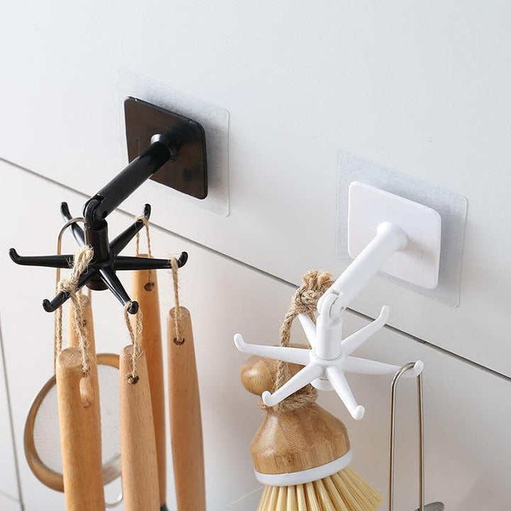 Self-Adhesive Rotating Folding Hook (3 PCS) | Bowlift