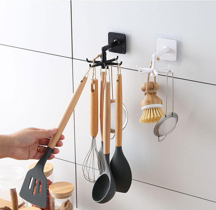 Self-Adhesive Rotating Folding Hook (3 PCS) | Bowlift