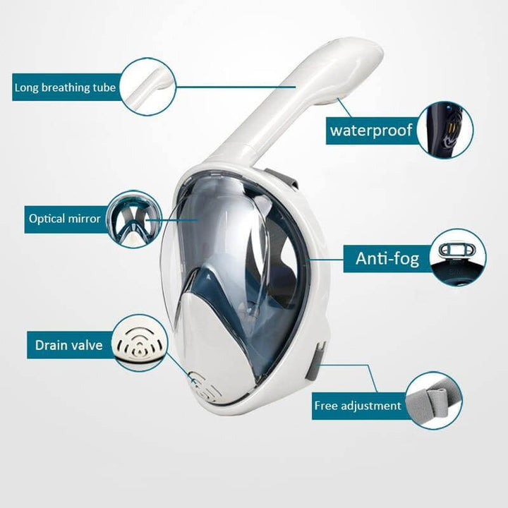 Anti Fog Full Face Diving Mask | Bowlift