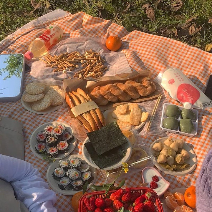 BowLift | Clementine Gingham Picnic Blanket