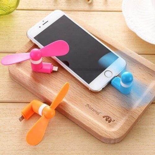 Flexible Phone Mini Fan | Bowlift