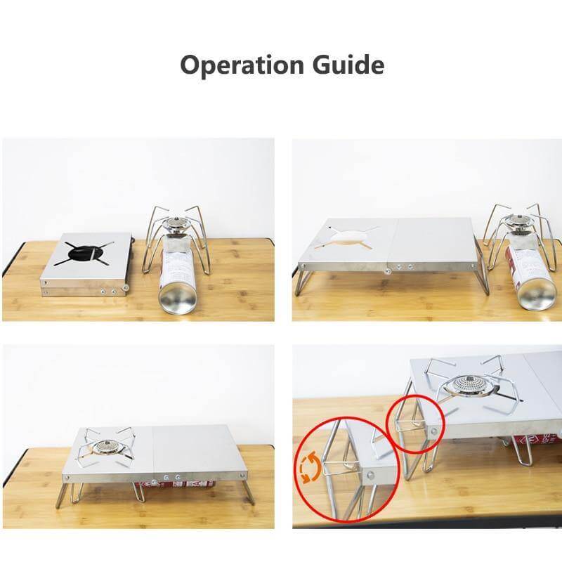 Mini Foldable Camping Table Set | Bowlift