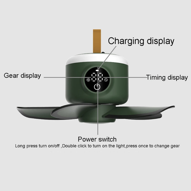 Remote Control Air Cooler Ceiling Fan | Bowlift