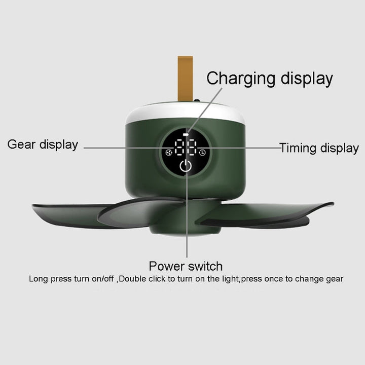 Remote Control Air Cooler Ceiling Fan | Bowlift
