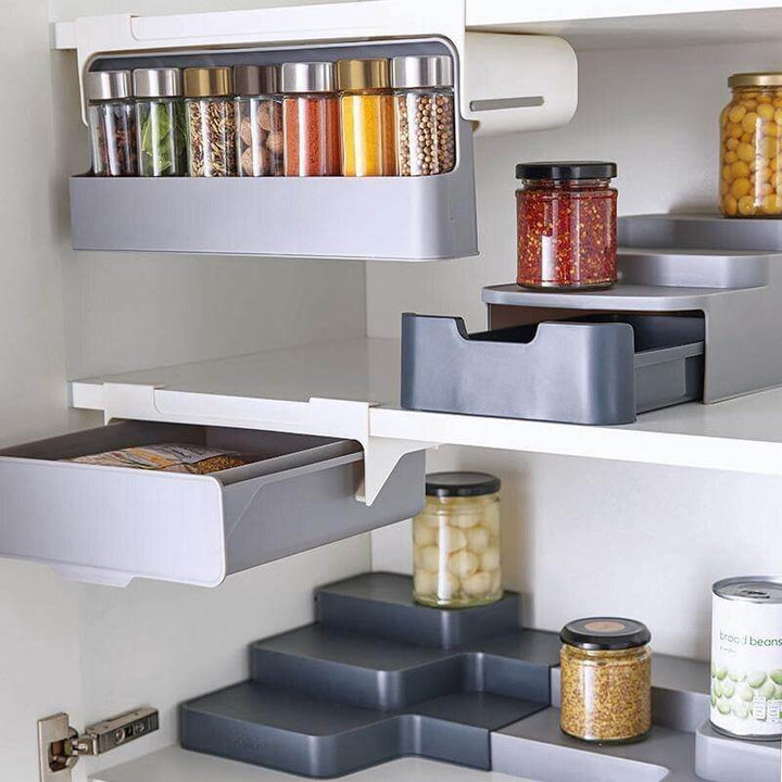 BowLift | Kitchen Under-Shelf Spice Organizer