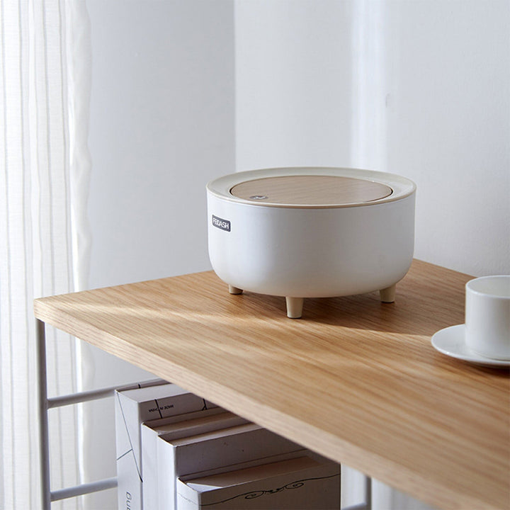 Desktop Elegant Mini Non-Slip Trash Can | Bowlift