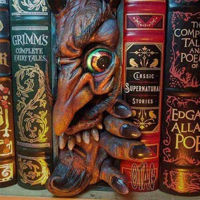 BowLift | Monster Figurines Bookshelf Book Separator