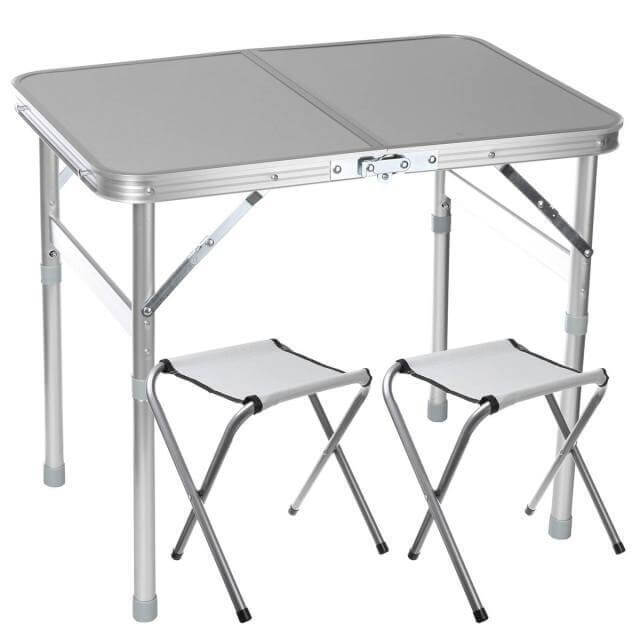 Outdoor Waterproof Adjustable Foldable Picnic Table Set | Bowlift