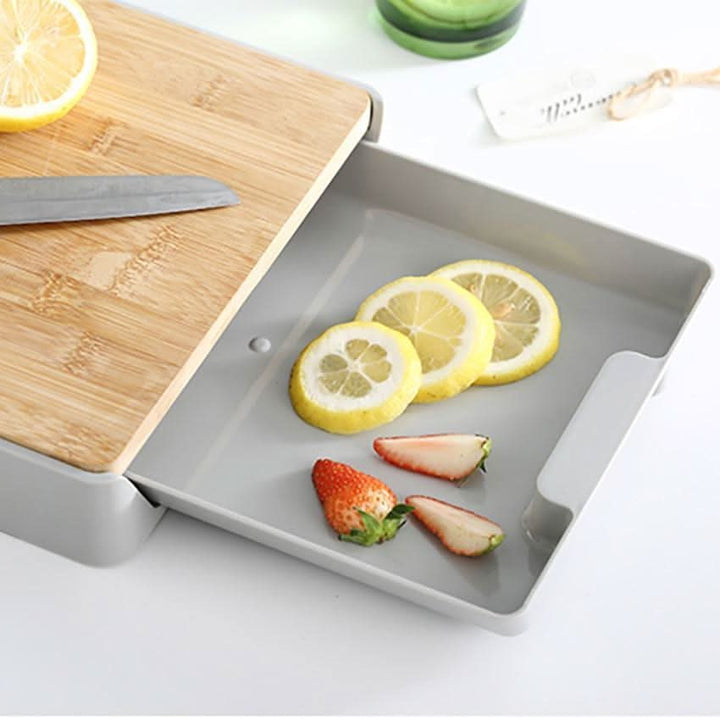 BowLift | SliceTray – Multifunctional storage tray for cutting boards