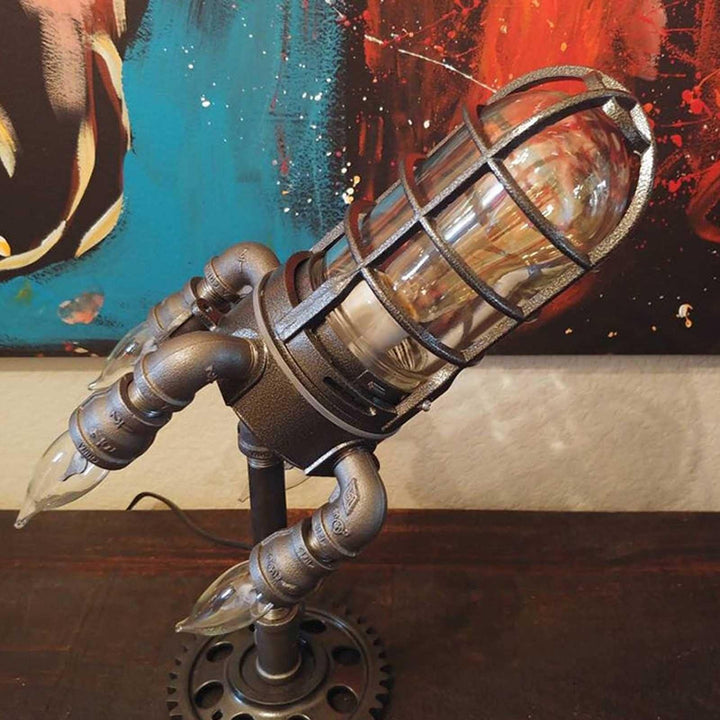 BowLift | Rocket Ship Industrial Vintage Lamp