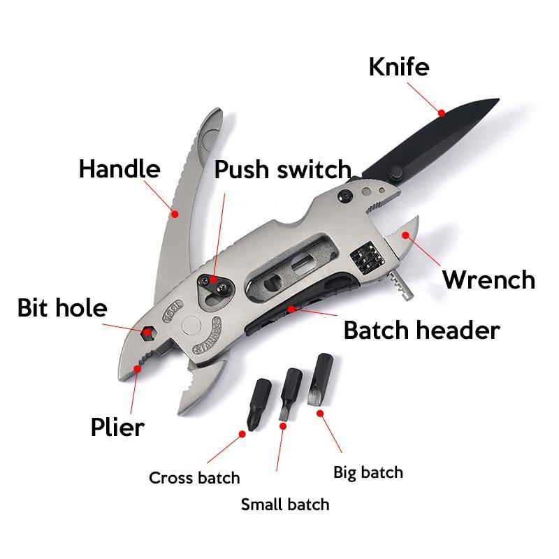 9In1 Multifunctional Keychain Pocket Screwdriver Set | Bowlift