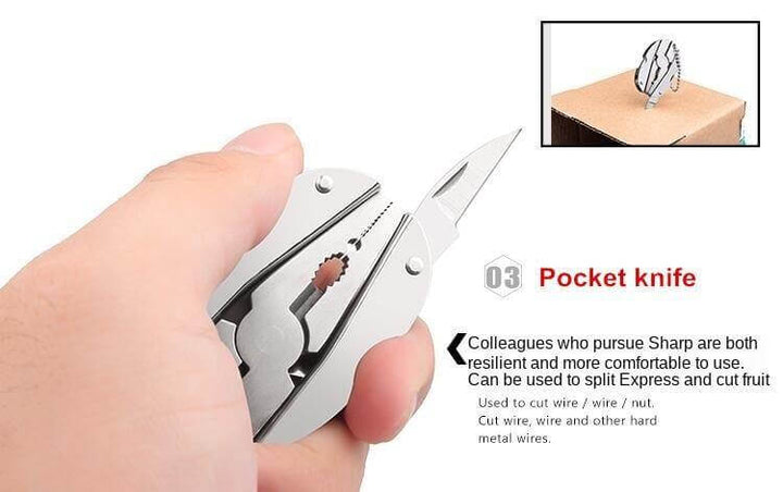 6in1 Foldable Travel Camping Keychain Tool Kit | Bowlift