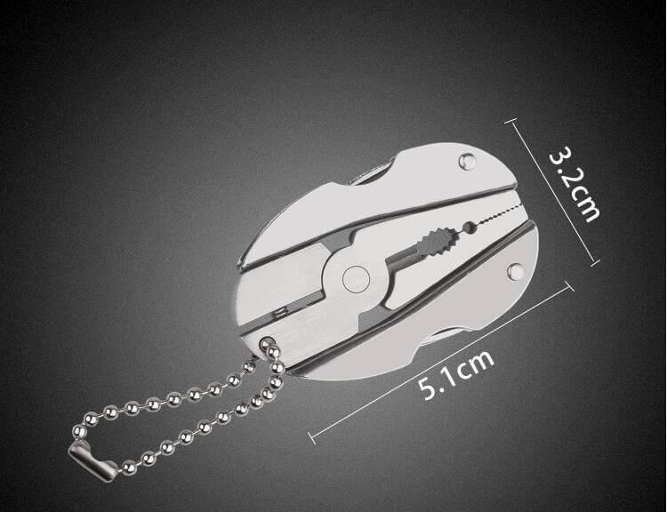 6in1 Foldable Travel Camping Keychain Tool Kit | Bowlift