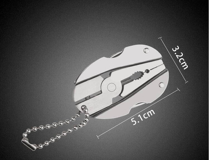 6in1 Foldable Travel Camping Keychain Tool Kit | Bowlift