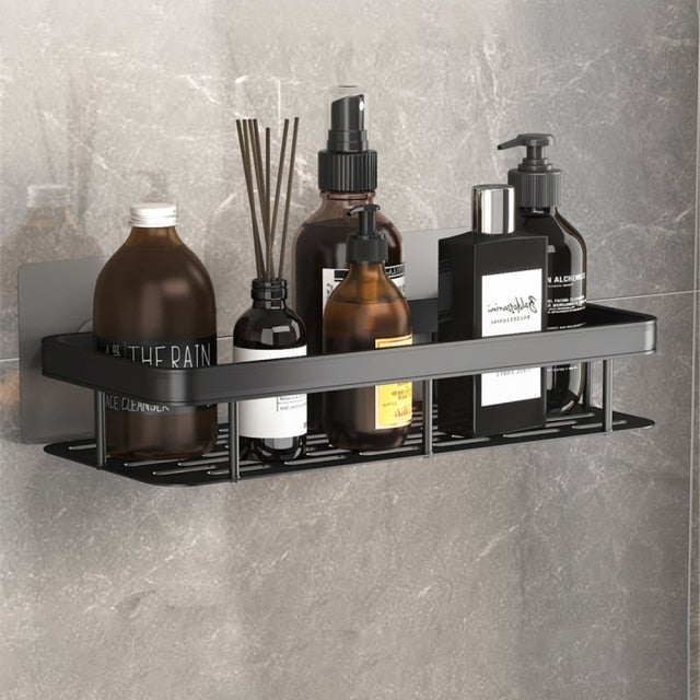 BowLift | Metal Suction Cup Bathroom Shelves