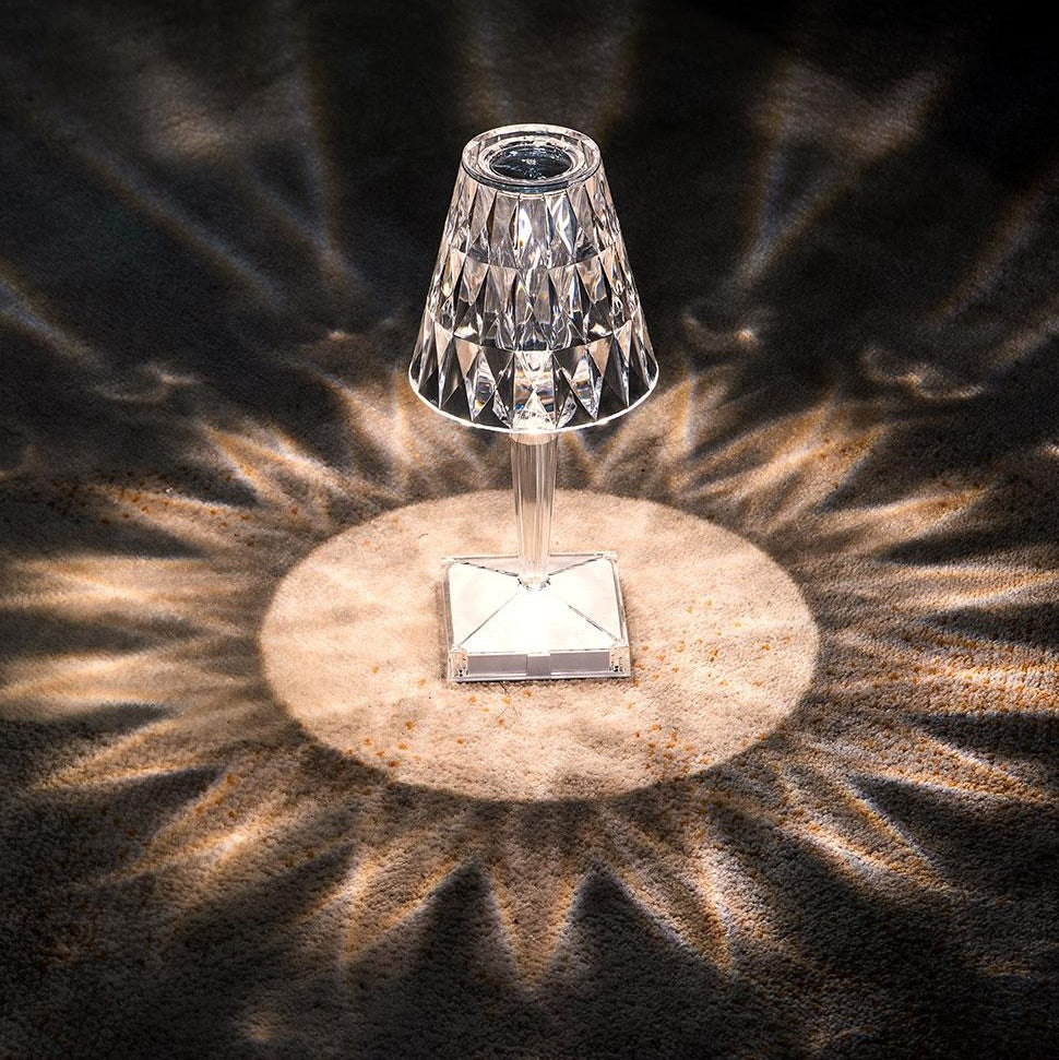 BowLift | Table Lamp Crystal Acrylic Touch Rechargeable