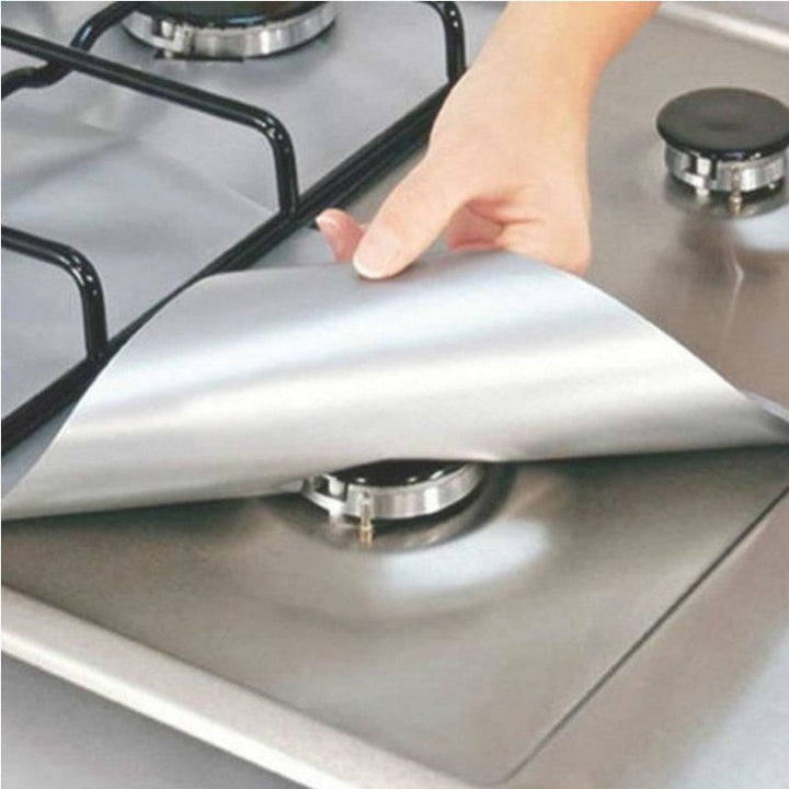 ReusaBowlifte 4pcs Glass Fiber Gas Stove Covers | Bowlift