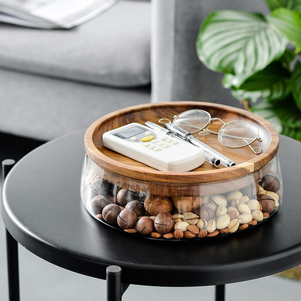 BowLift | Elegant Glass Bowl Dried Food Storage Box