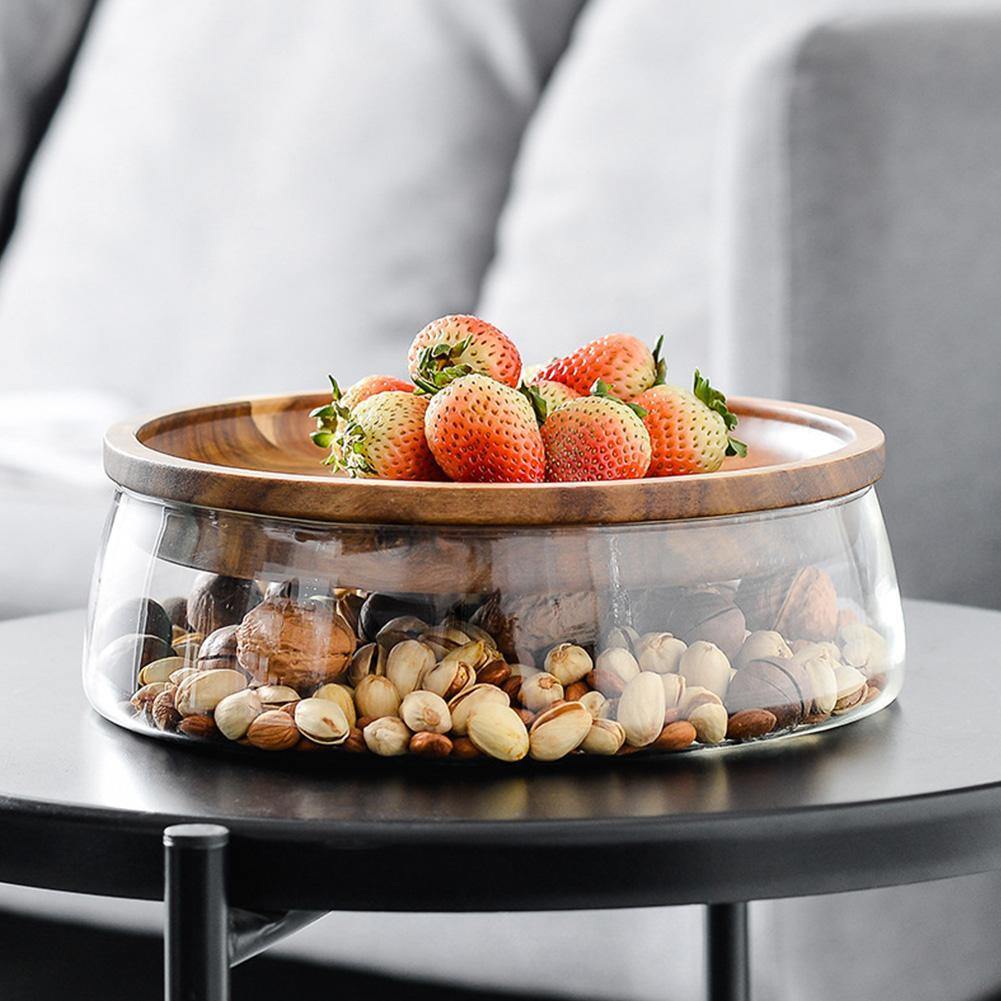 BowLift | Elegant Glass Bowl Dried Food Storage Box