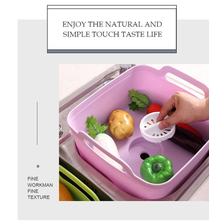 BowLift | Portable Large Vegetable Washer Drain Basket