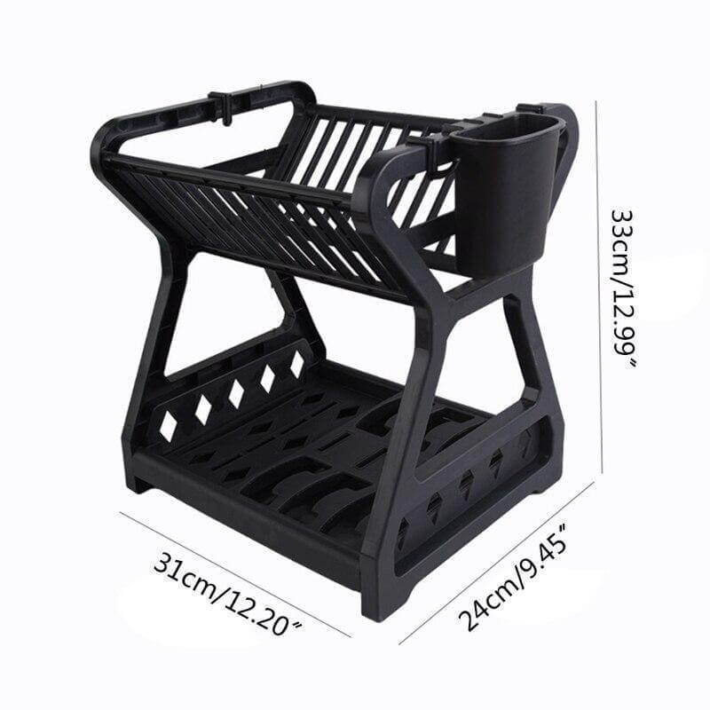 BowLift | Double-layer Multifunctional Countertop Sink Dish Drying Rack