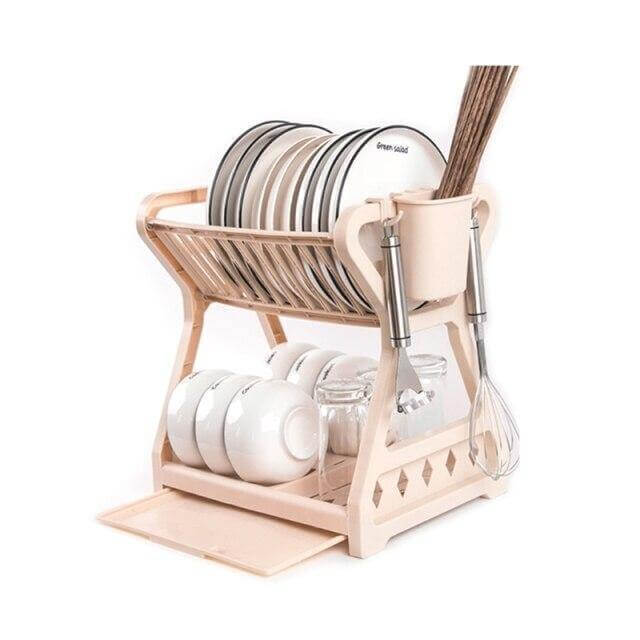 BowLift | Double-layer Multifunctional Countertop Sink Dish Drying Rack
