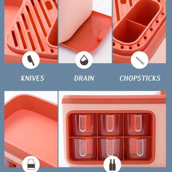 BowLift | Multifunctional Kitchen Silverware Grain Storage Organizer