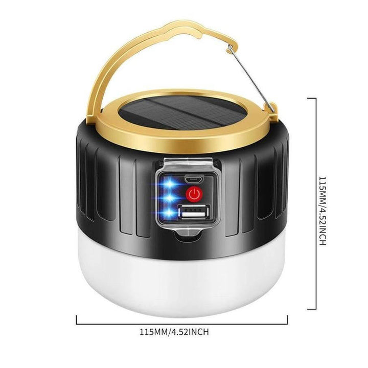 Outdoor Waterproof Solar Rechargeable Camping LED Lamp | Bowlift