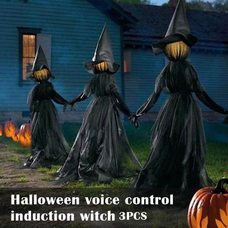 BowLift | 3Pcs Voice Control Halloween Witch Decoration Light Set