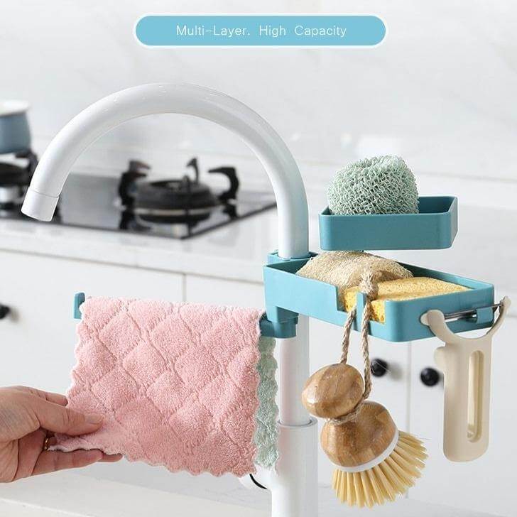 BowLift | Multilayer Rotatable Kitchen Sink Drain Organizer
