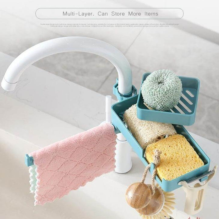 BowLift | Multilayer Rotatable Kitchen Sink Drain Organizer