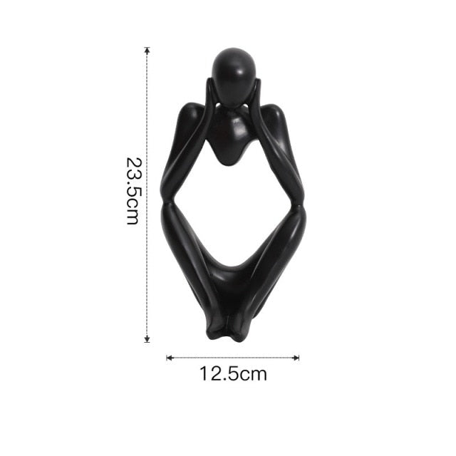 Nordic Abstract Unique Thinker Figurine Home Decor | Bowlift