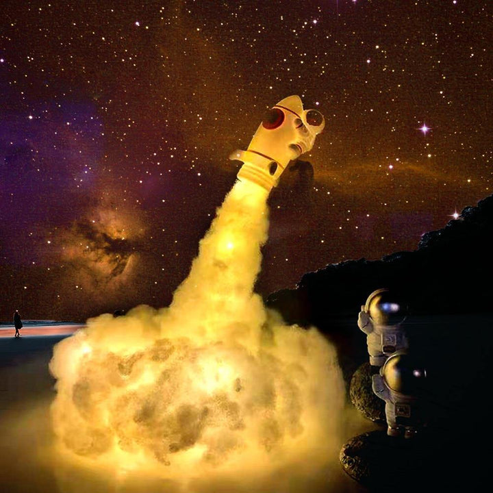 BowLift | Astronaut Colorful Clouds Night Light