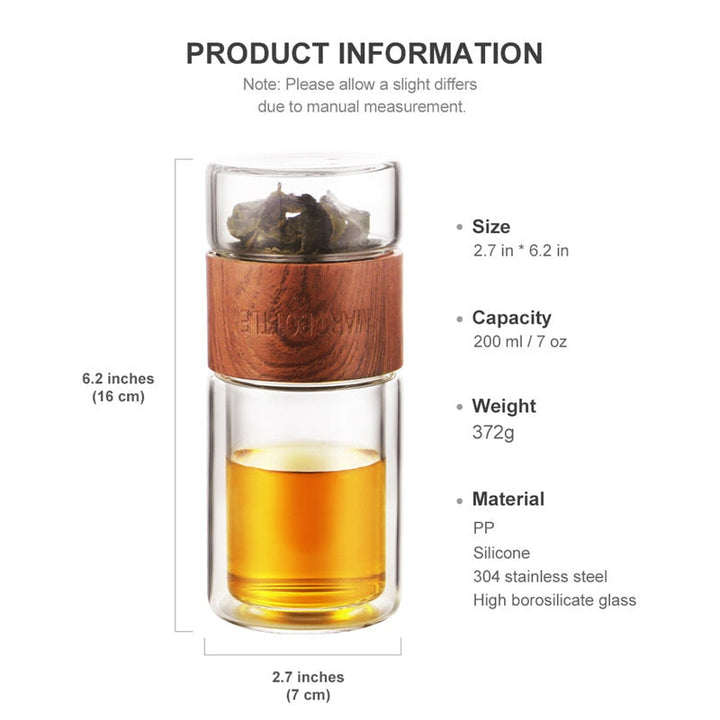 BowLift | Simple Portable Glass Tea Infuser