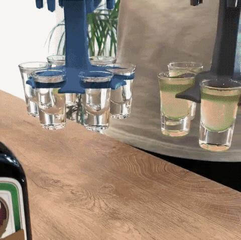 BowLift | 6-Shot Portable Party Time Fun Drink Dispenser