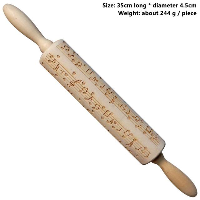 BowLift | 3D Wooden Christmas Rolling Pin