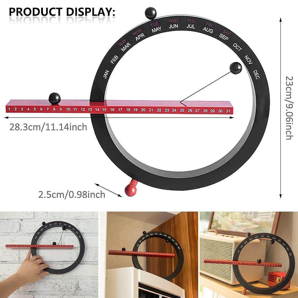 BowLift | Flip Magnetic Manual Daily Desktop Calendar