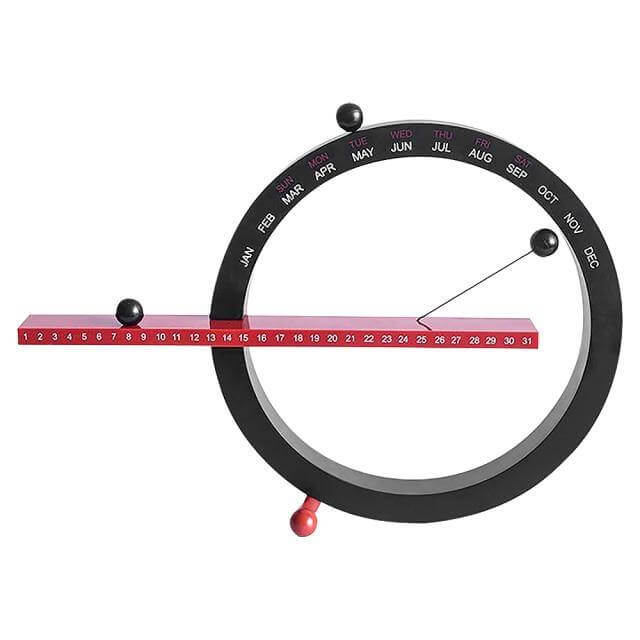Flip Magnetic Manual Daily Desktop Calendar | Bowlift