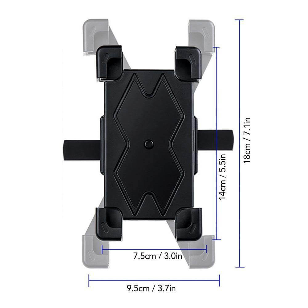 Adjustable 360 Automatic Bike Phone Holder | Bowlift