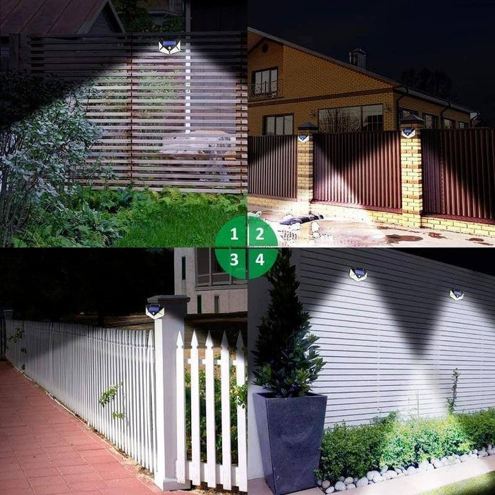 LED Outdoor Solar Light Wall Lamp | Bowlift