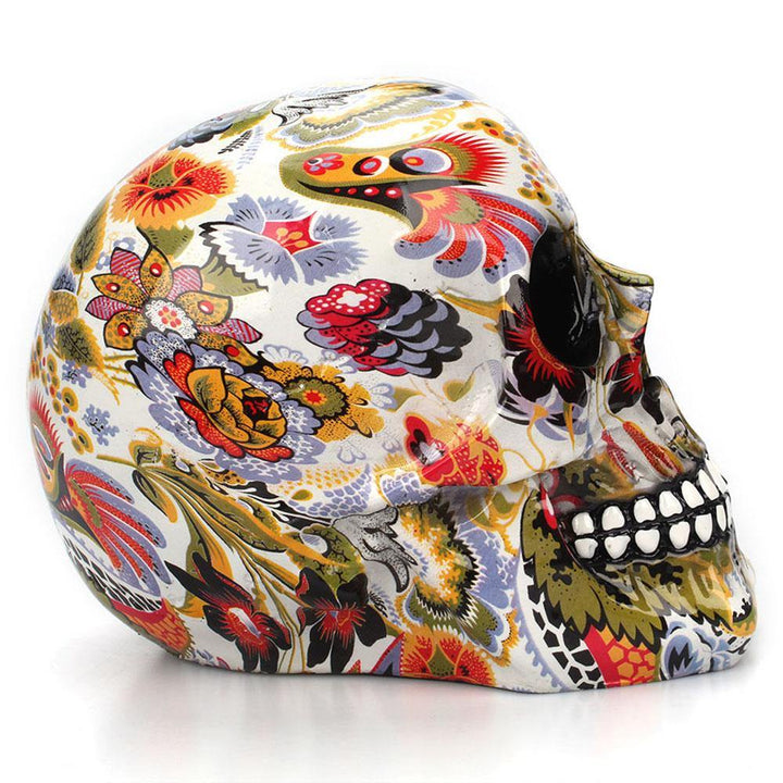 BowLift | Creative Colorful Resin Skull Halloween Party Decoration
