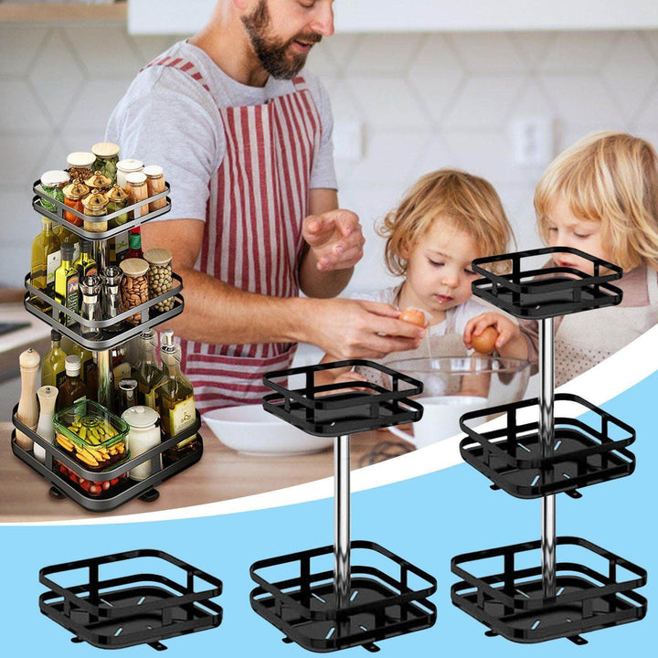 BowLift | 360 Rotating Kitchen Spice Storage Rack