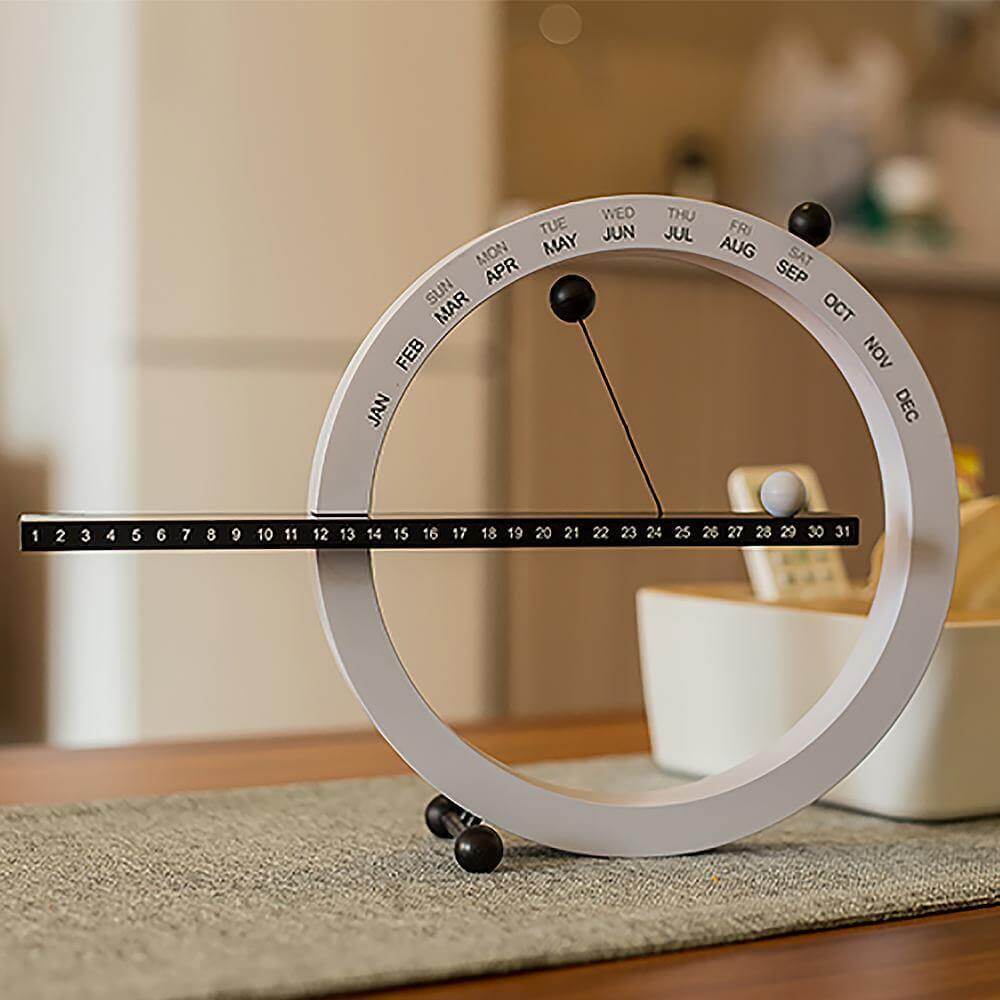 Flip Magnetic Manual Daily Desktop Calendar | Bowlift