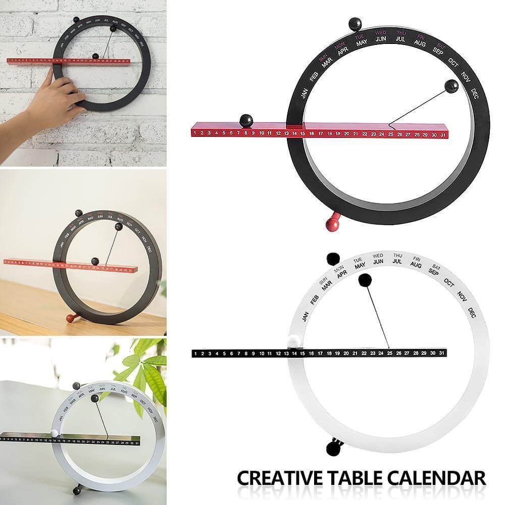 Flip Magnetic Manual Daily Desktop Calendar | Bowlift