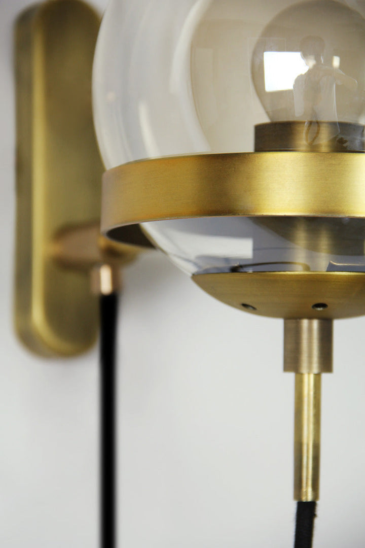 Elegant Retro Wall Glass Ball Lamp | Bowlift