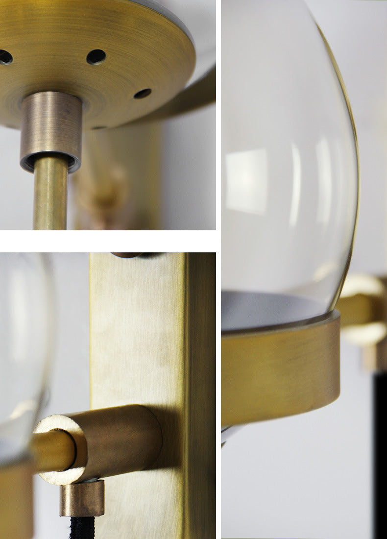 Elegant Retro Wall Glass Ball Lamp | Bowlift